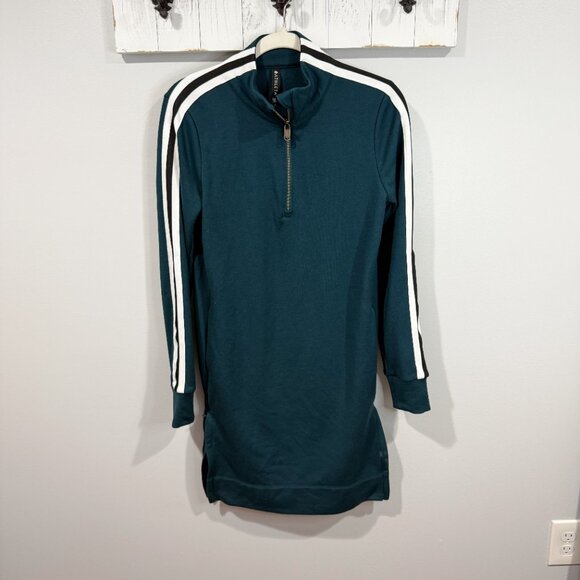 Athleta Crosstown Track Dress Oceanic Teal Small Activewear Sleeveless EUC - Picture 2 of 5